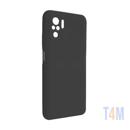 Capa de Silicone com Moldura de Câmera para Xiaomi Note 10s/10 4g Preto